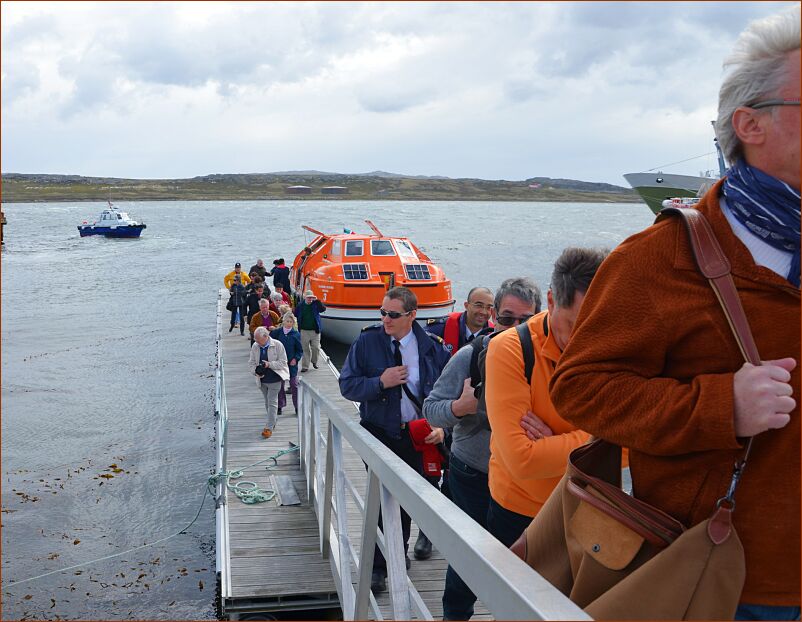 Falklands launch